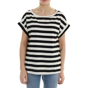 T-SHIRT RIGHE NERO